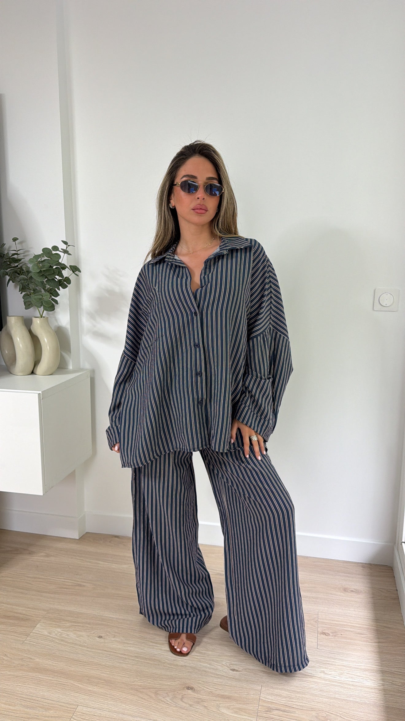 Ensemble ORA [ bleu marine]