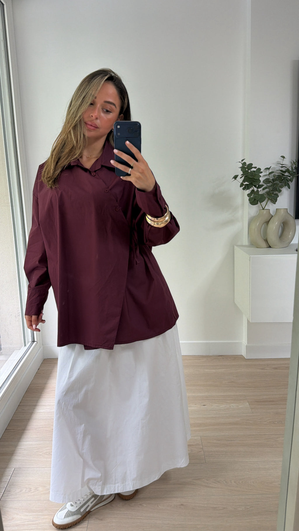 Chemise ARYLA [ prune ]