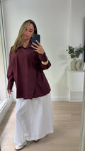 Chemise ARYLA [ prune ]