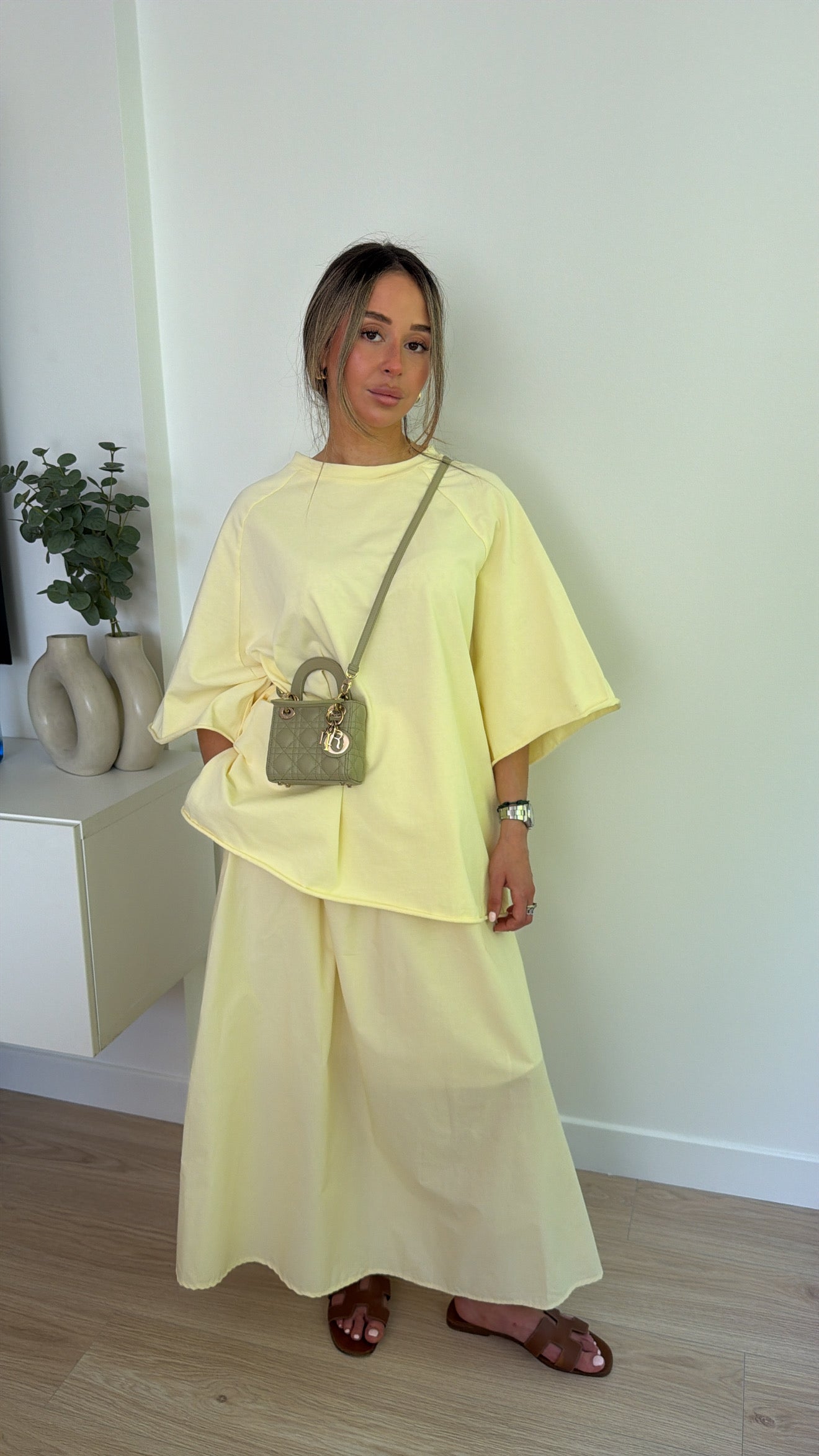 T-shirt SYMPLY [ jaune ]