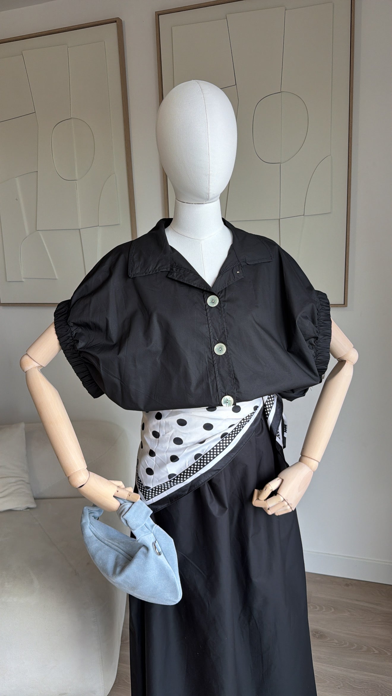Blouse YNA [ noir ]