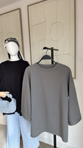 T-shirt Nelia [ gris foncé ]