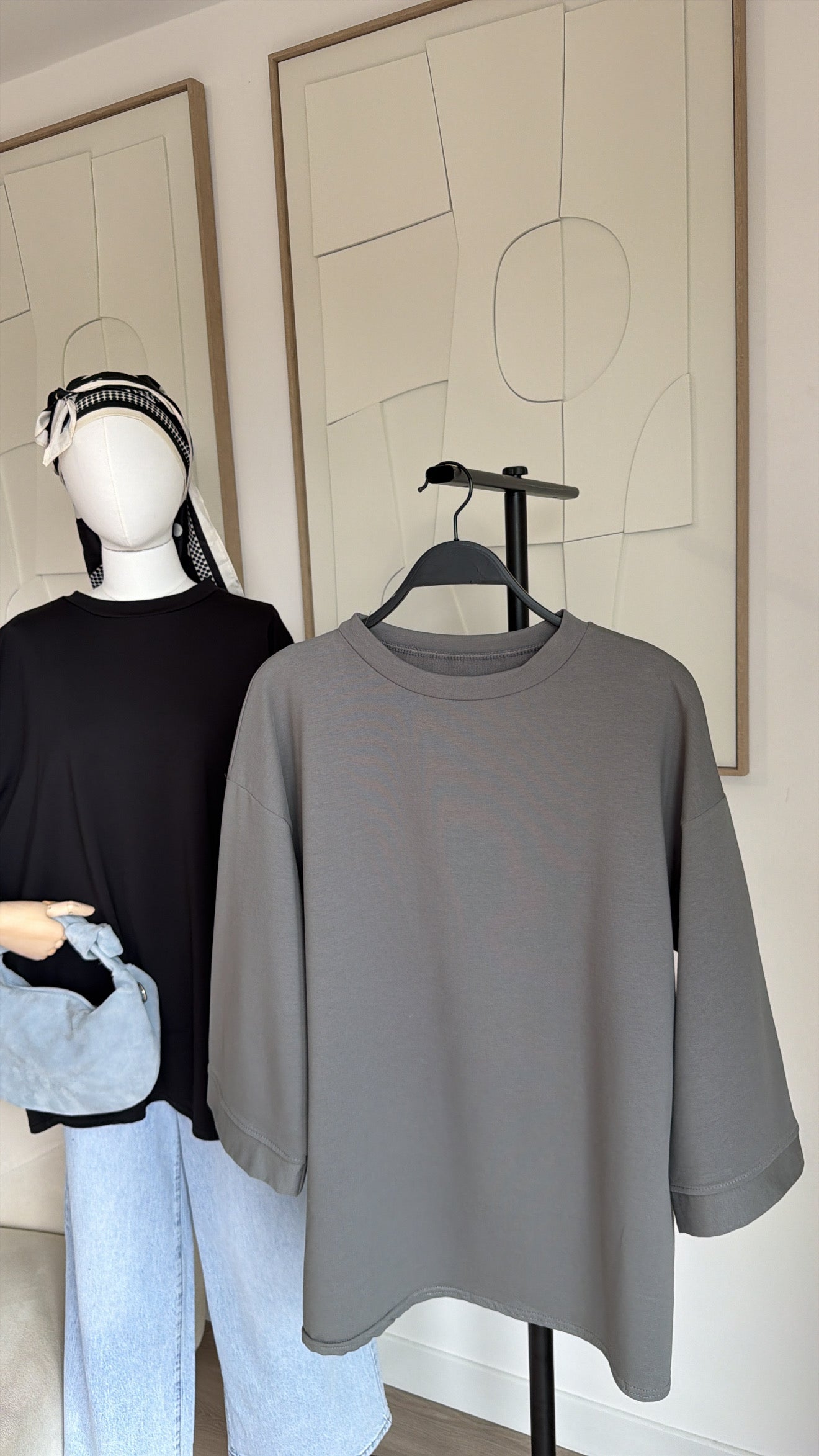 T-shirt Nelia [ gris foncé ]
