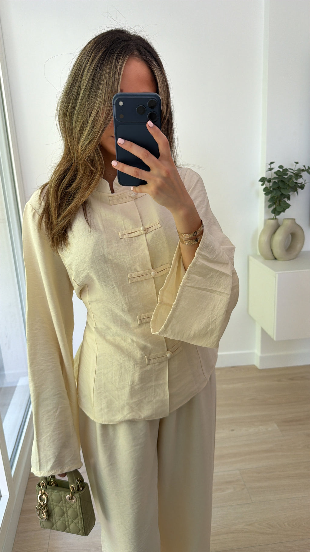 Ensemble SARALI [ beige ]