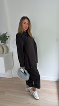Pantalon oversize [ noir ]