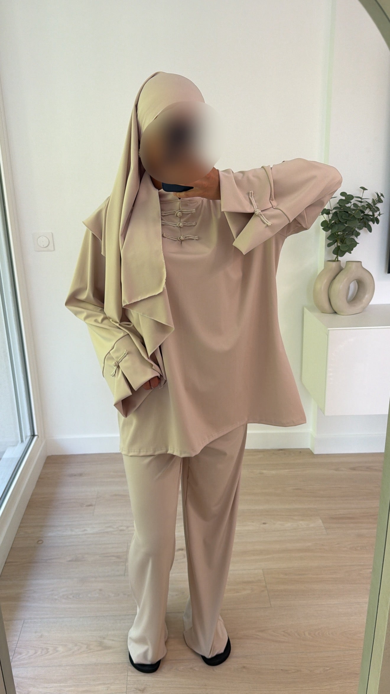 Ensemble burkini [ beige ]