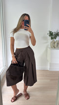 Pantalon bermuda vogue [ marron ]