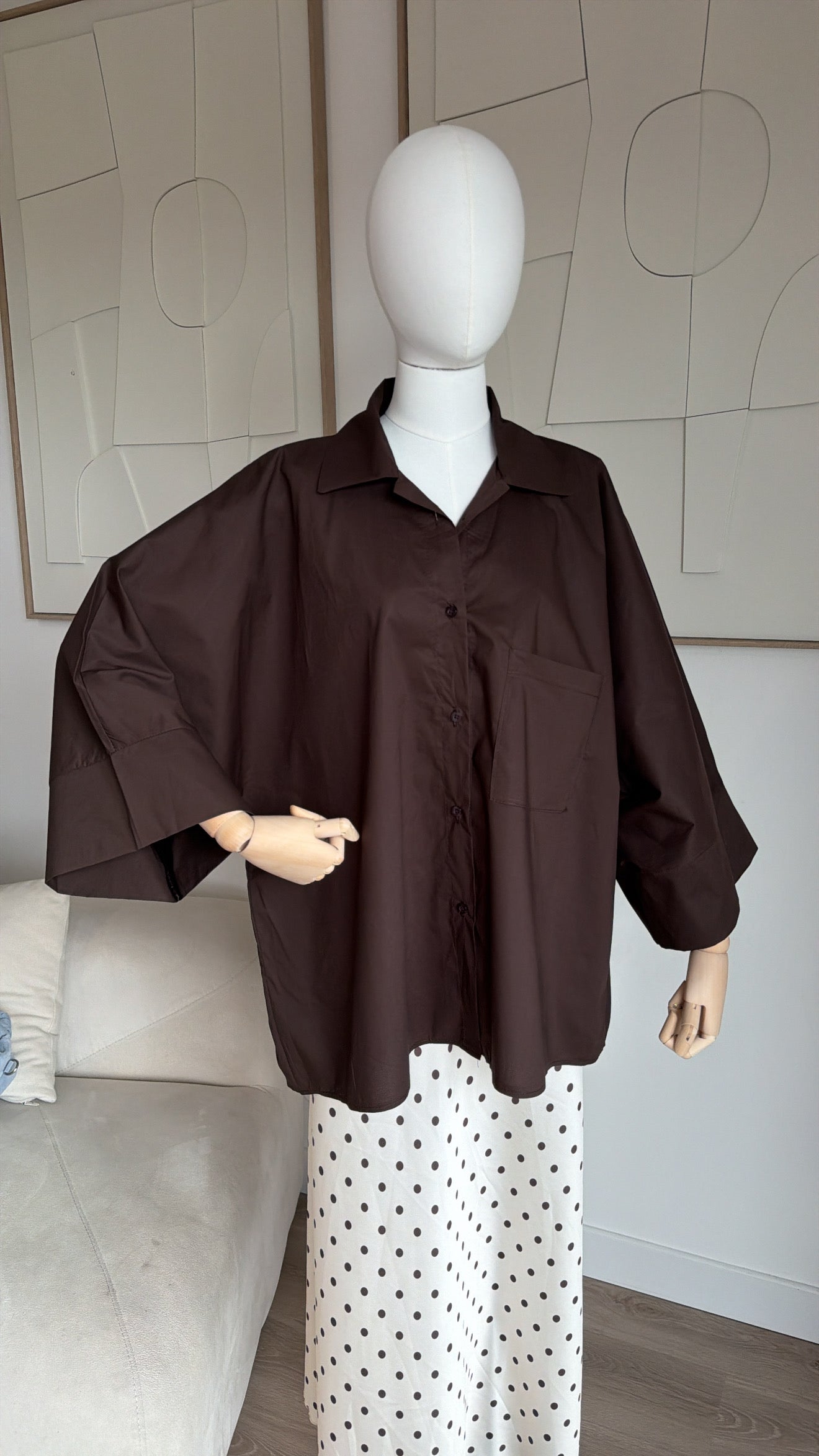 Chemise NAJE [marron]
