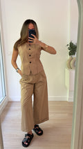 Pantalon droit [ camel ]