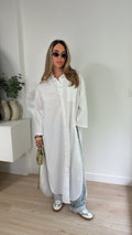 Chemise longue RUBY [ blanc ]
