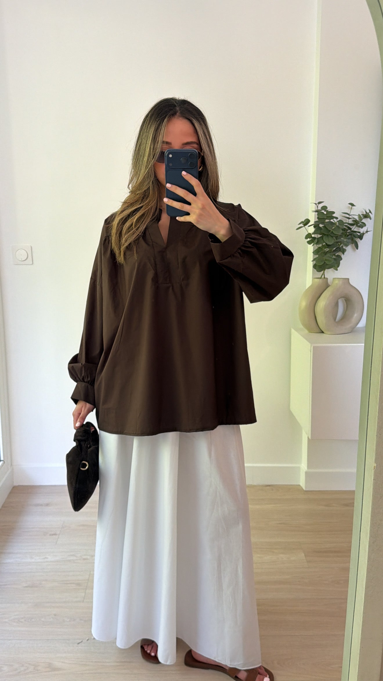 Chemise NISLAN [ marron ]