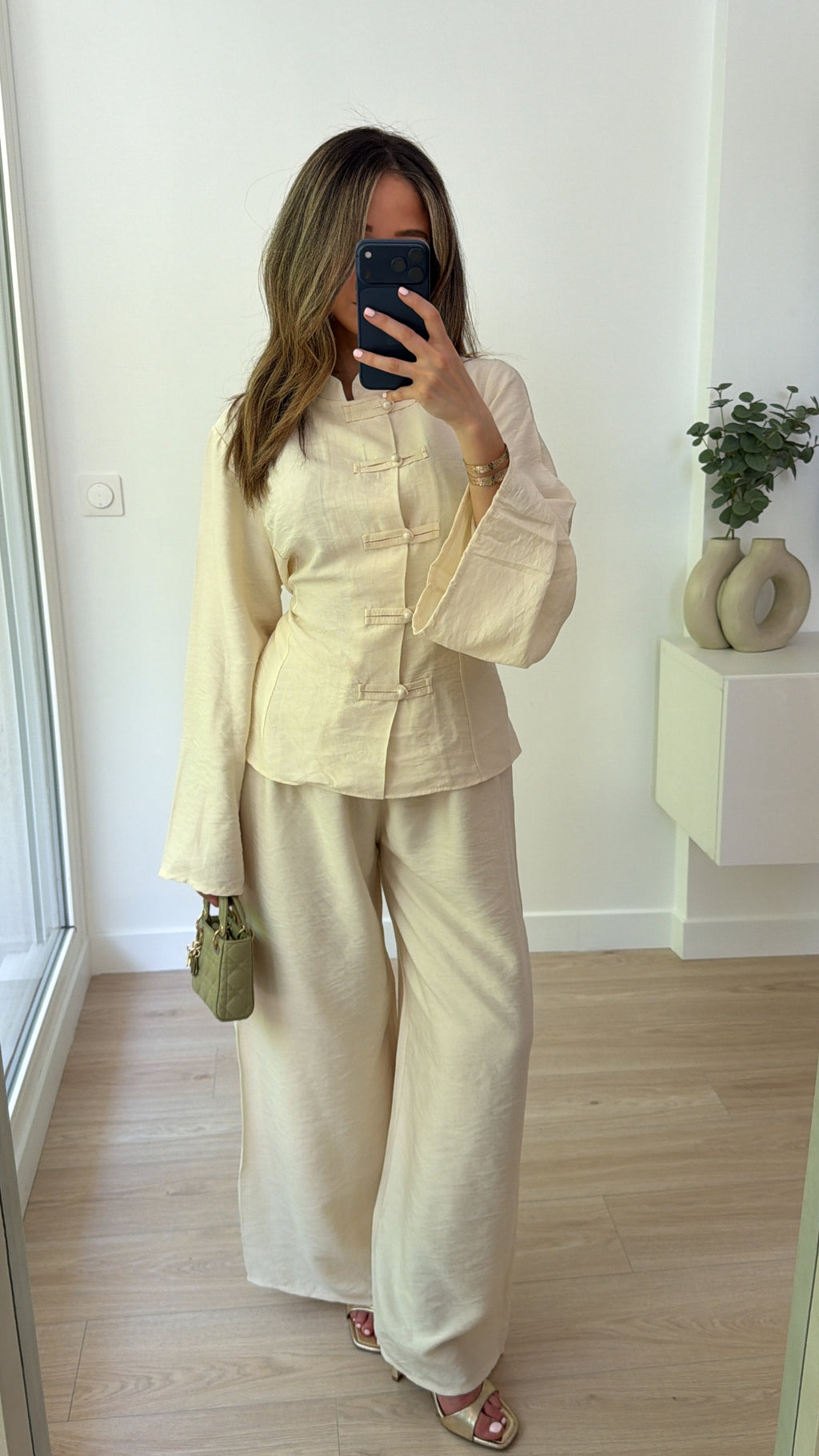 Ensemble SARALI [ beige ]