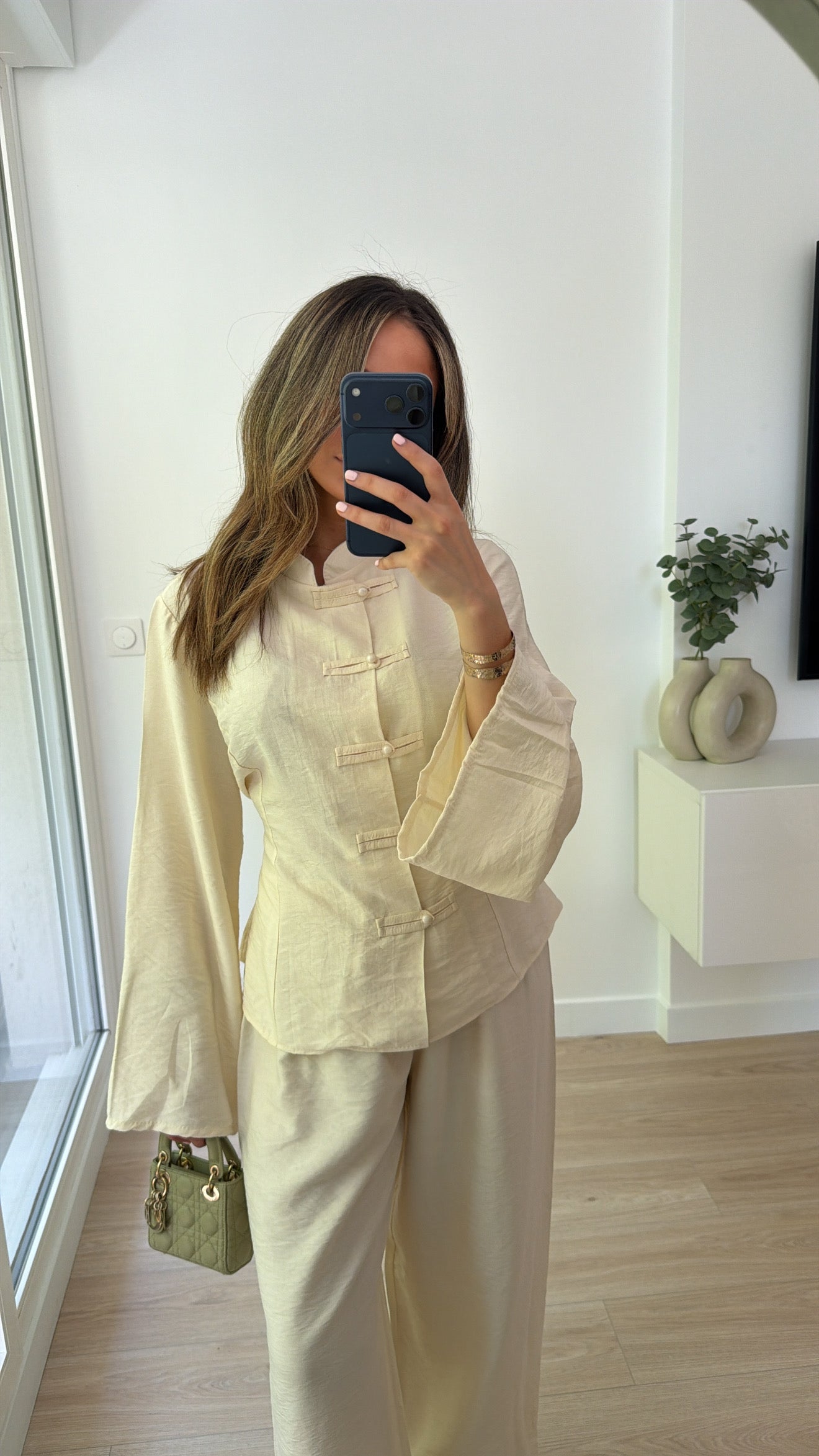 Ensemble SARALI [ beige ]