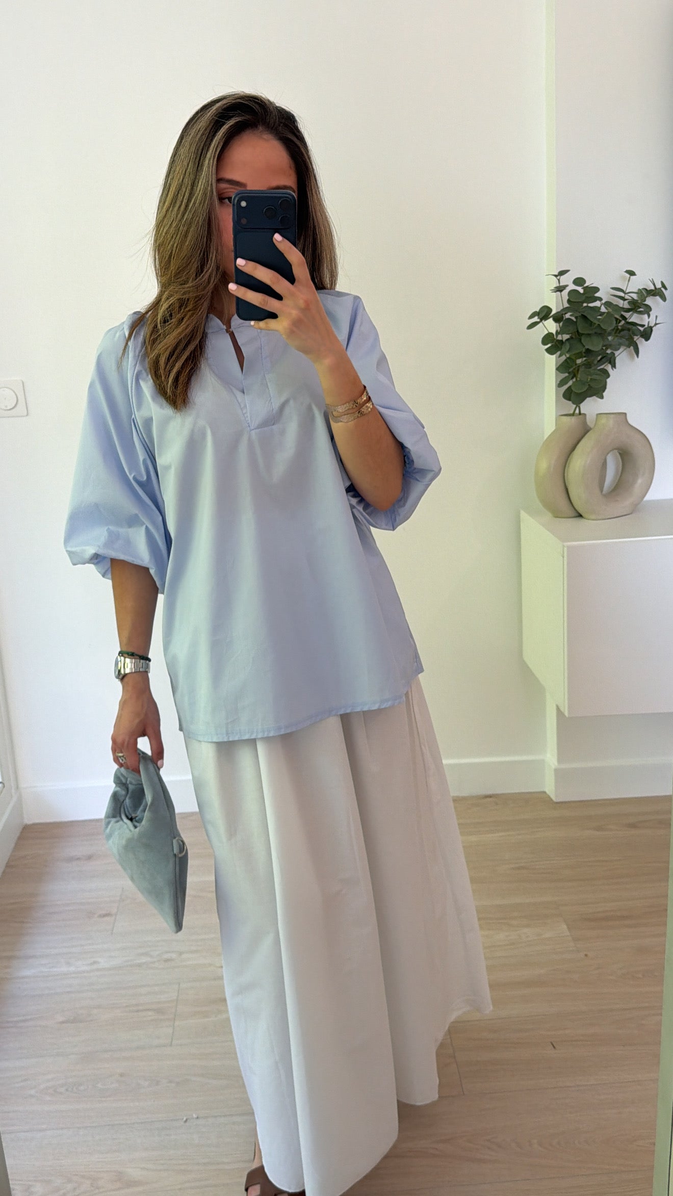 Blouse MOLY [ bleu ]