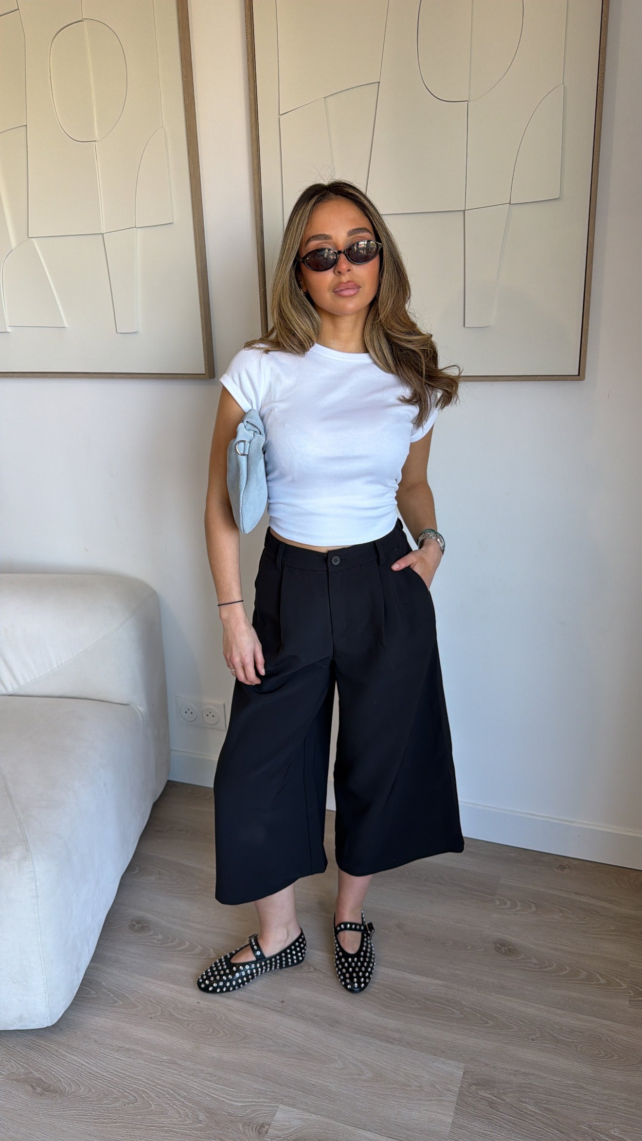 Pantalon BERMUDA [ noir ]