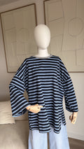 T-shirt Nelia rayure  [bleu]